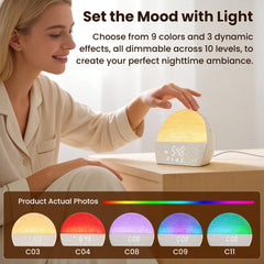 Wake up Light Sunrise Alarm Clock with Sound Machine for Adults Sleep Bedrooms