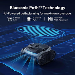 Bubot 700 Pool Cleaner Robot, Robotic Cordless Pool Vacuum w/Superior Suction, 210-Min Runtime Triple Motors, Smart Navigation, APP Control（Silver）
