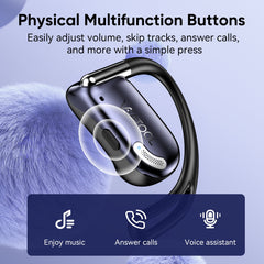AI Translation Earbuds Real Time, 164 Language Translator Earbuds 4-in-1 Translation Headphones, Audifonos Traductores Inglés Español Open Ear Headphones with Audio and Video Calls, For Business