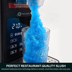 Astralship Slushie Machine with Soft Serve Ice Cream Mode, 200W Slushy Maker for Home Frozen Drink Maker with 7 Presets, Auto Rinse, Low-Sugar & Alcohol Alerts – for Slush, Milkshakes, Margaritas