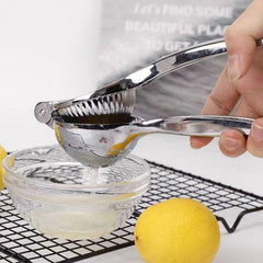 Stainless steel lemon juicer - manual juicer,lemon squeezer, easy to use - manual citrus juicer, easy to clean, kitchen bar tool