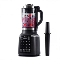 ASTRALSHIP Glass Blender for Kitchen, 1500W High-Speed Hot & Cold Blender for Smoothies, 59 oz Capacity, 14 Presets & Auto Clean, Black