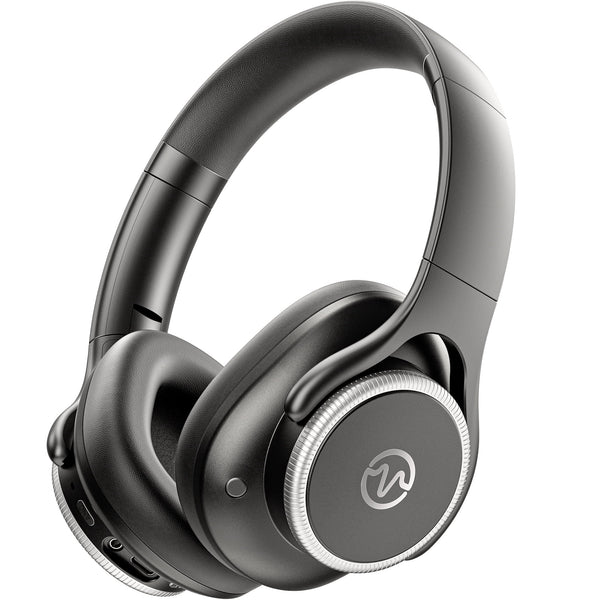 Active Noise Cancelling Headphones,60H Playtime Bluetooth 6.0 Wireless Headphones with Hi-Res Audio, Over Ear Headphones with Microphone, Deep Bass,Comfort Fit,Foldable Headset for Travel Office Game