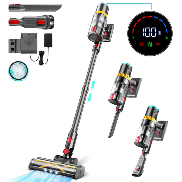 V6 Brushless Motor LED Vacuum Cleaner