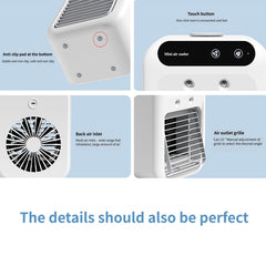 Portable Cooling Fan,USB-C Rechargeable | 25dB Quiet, 3 Speeds & Mist Modes for Home Office Desk, Bedroom, Camping